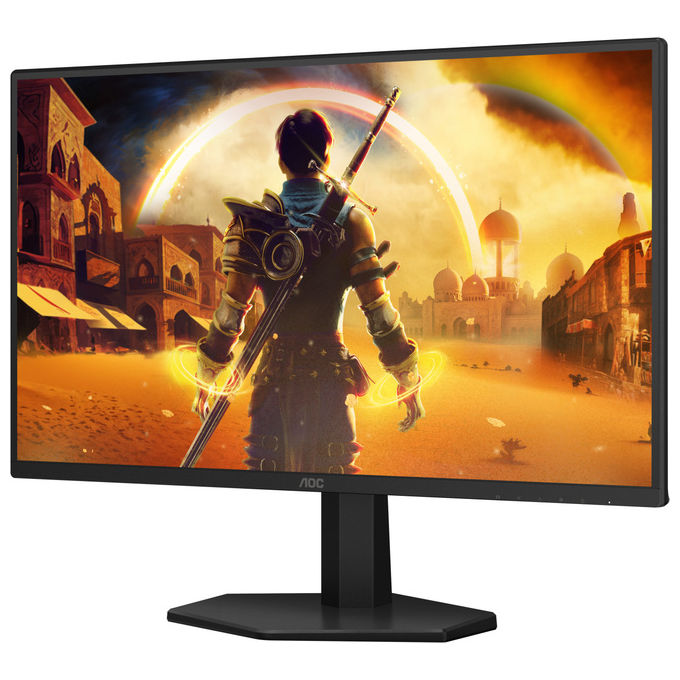 AOC 25G42E G4 Monitor Gaming 24.5'' Full HD Fast IPS 180Hz 1ms HDR10 Adaptive Sync colore Nero Rosso