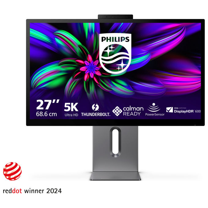Philips Brilliance 27E3U7903 Monitor 27'' 5K Ultra HD Grigio