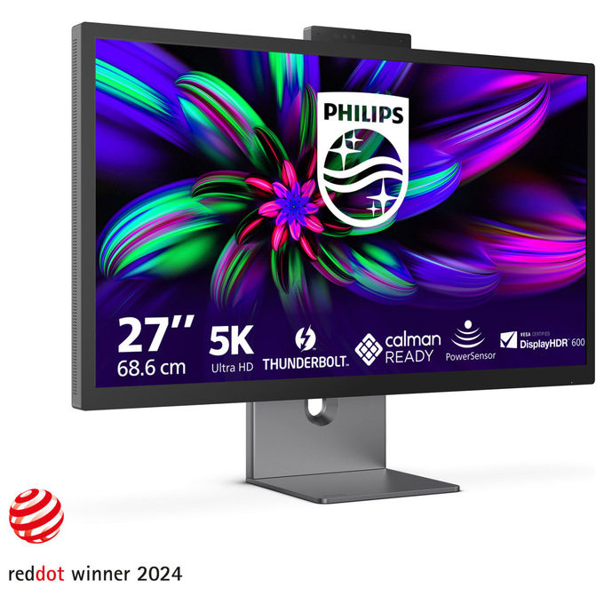 Philips Brilliance 27E3U7903 Monitor 27'' 5K Ultra HD Grigio