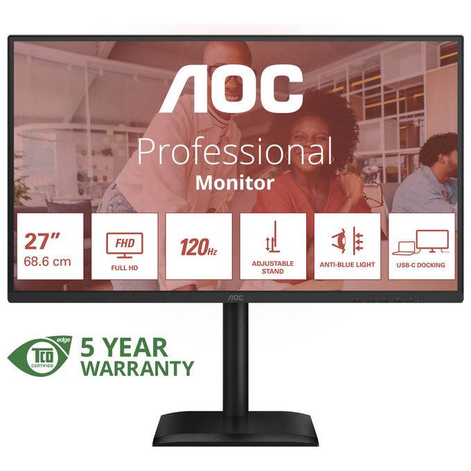 Aoc Monitor Pc 27'' Full HD Led Nero 120Hz
