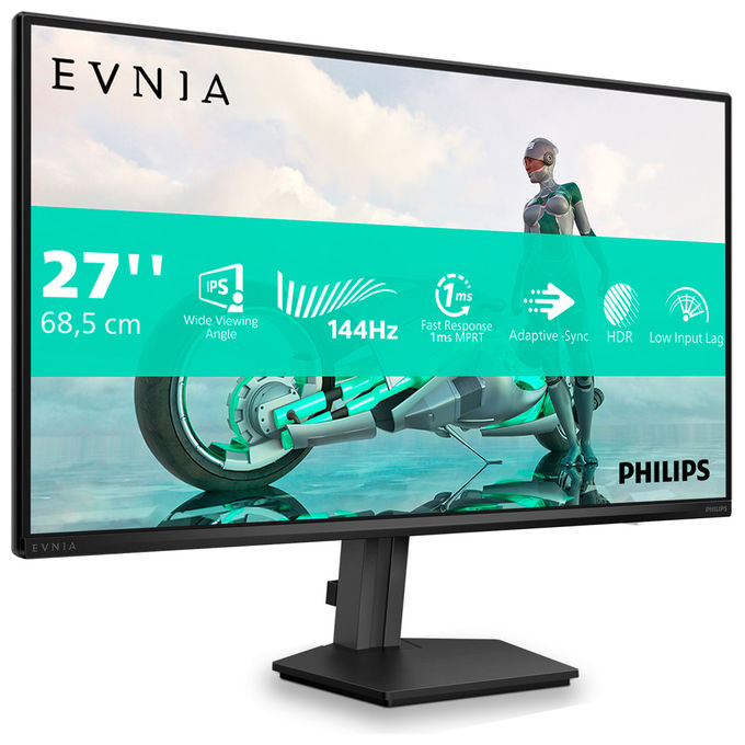 Philips 27M2N3200NF Evnia 3000 Monitor Gaming 27'' Full HD 1920x1080 144Hz IPS 0.5ms HDR10 G-Sync colore Grigio