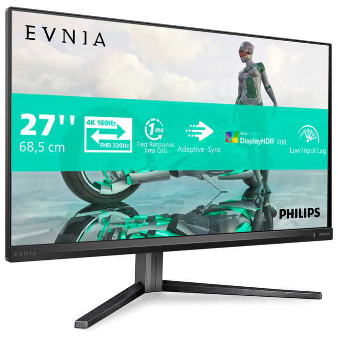 Philips Evnia 3000 27M2N3800A Monitor Pc 27'' 4K Ultra Hd Lcd Grigio