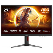 AOC Monitor 27G4HA 27 pollici Full HD 200Hz Nero Rosso