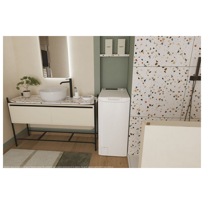 Hoover THOSQ275D3-S H-WASH 300 Lavatrice Carica dall'Alto 7kg 1200rpm Classe C (86x41x60) colore Bianco