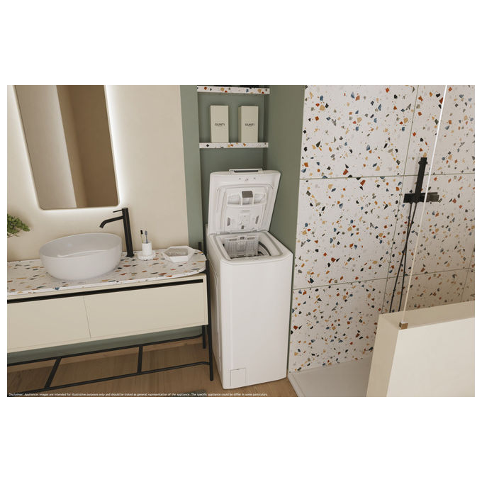Hoover THOSQ275D3-S H-WASH 300 Lavatrice Carica dall'Alto 7kg 1200rpm Classe C (86x41x60) colore Bianco