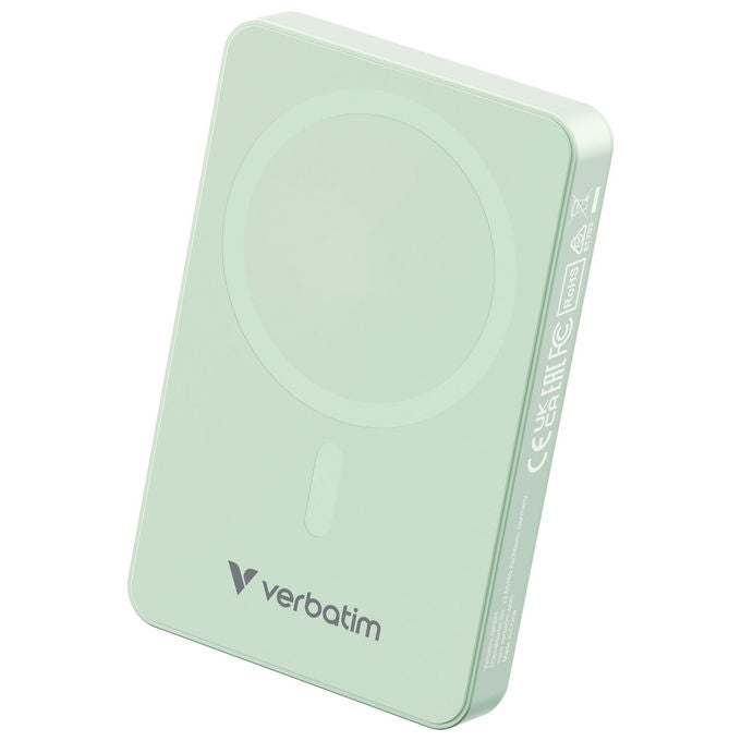 Verbatim Power bank Charge 'n' Go 10000 mAh wireless verde