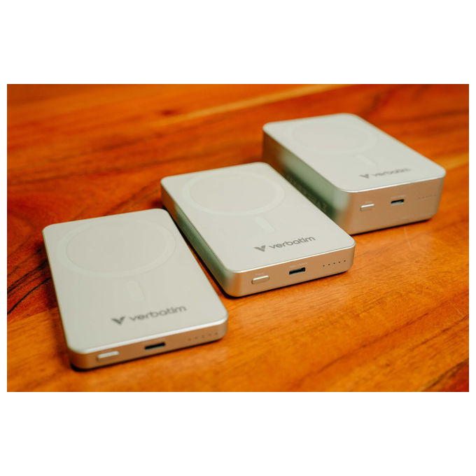 Verbatim Power bank Charge 'n' Go 10000 mAh wireless verde
