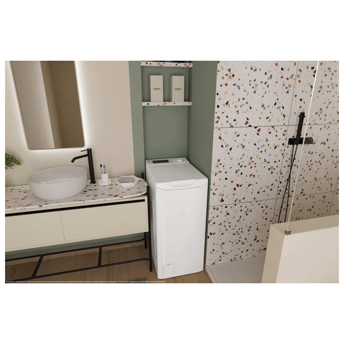 Candy TCA283D2-S Lavatrice Caricamento dallalto 8 Kg 1200 rpm Classe D 79 dB colore Bianco