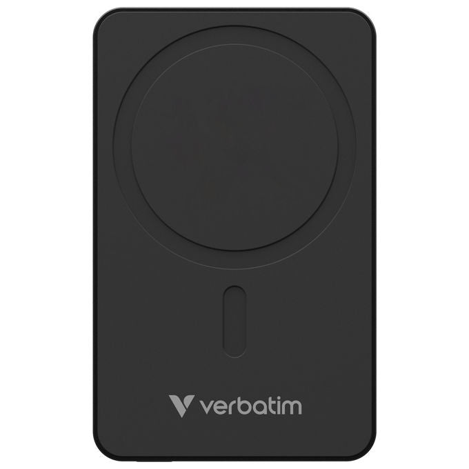 Verbatim Power Bank 10000 mAh Ricarica Wireless Nero
