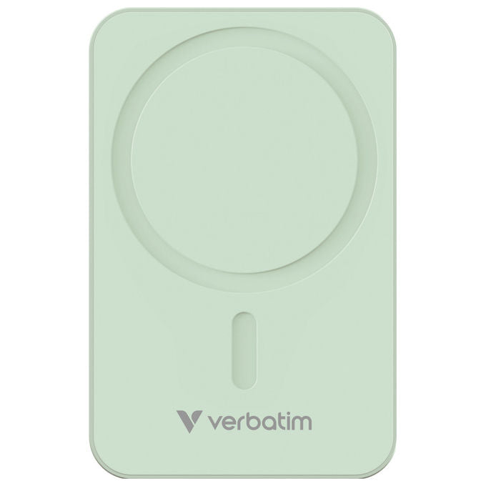 Verbatim Power Bank 20000 mAh Carica Wireless Verde