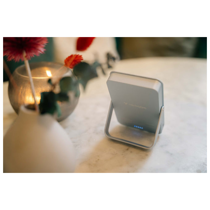 Verbatim Power Bank 10000 mAh Wireless Magnetico Blu