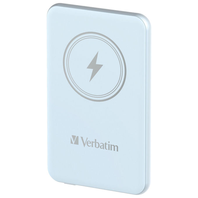 Verbatim Power Bank Magnetico Wireless 5000 mAh Blu