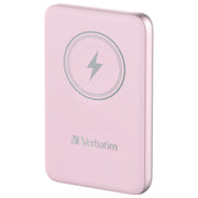 Verbatim Power Bank 10000mAh Ricarica Wireless Rosa