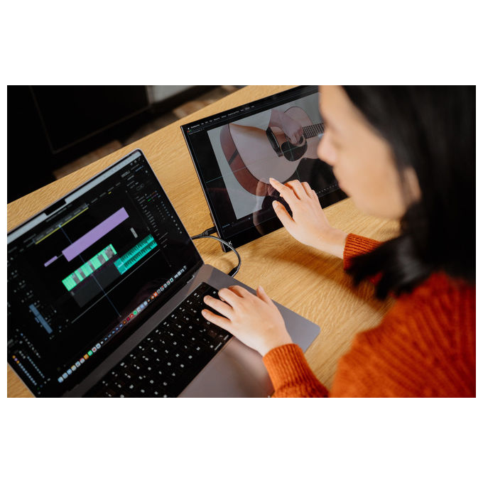 Verbatim Monitor PC 17.3'' 4K Ultra HD Touchscreen Nero
