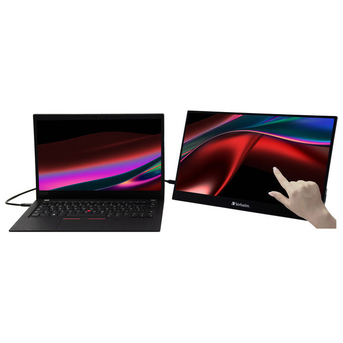 Verbatim Monitor PC 17.3'' 4K Ultra HD Touchscreen Nero