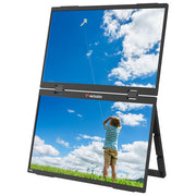 Verbatim Monitor Portatile 15.6'' FHD Dual Essentials Nero