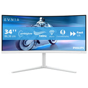 Philips Evnia 34M2C5501A Monitor Gaming Curvo 34'' WQHD Bianco