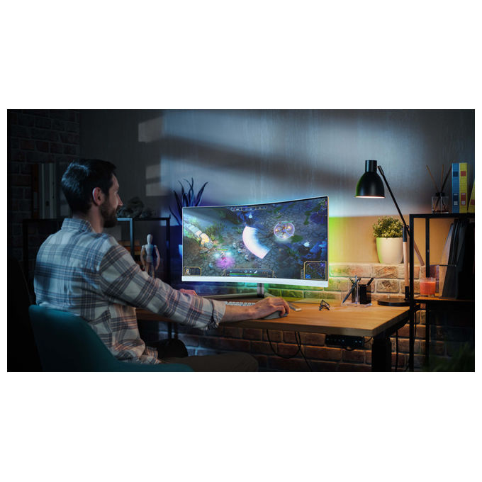 Philips Evnia 34M2C5501A Monitor Gaming Curvo 34'' WQHD Bianco
