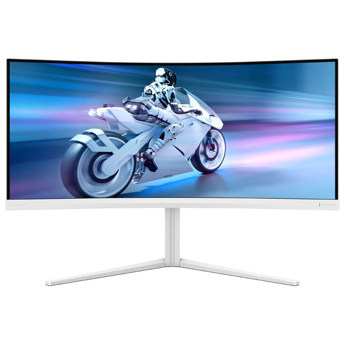 Philips Evnia 34M2C5501A Monitor Gaming Curvo 34'' WQHD Bianco