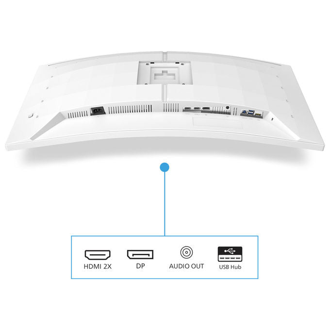 Philips Evnia 34M2C5501A Monitor Gaming Curvo 34'' WQHD Bianco