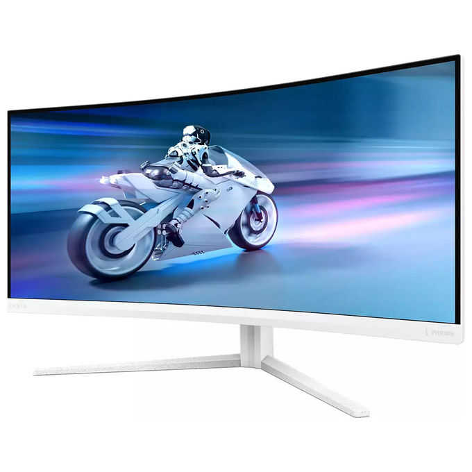 Philips Evnia 34M2C5501A Monitor Gaming Curvo 34'' WQHD Bianco
