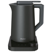 Haier HKE7W 011 Bollitore Elettrico 1,3 L 2200 W 21 Programmi Controllo Temperatura Display LCD colore Grigio