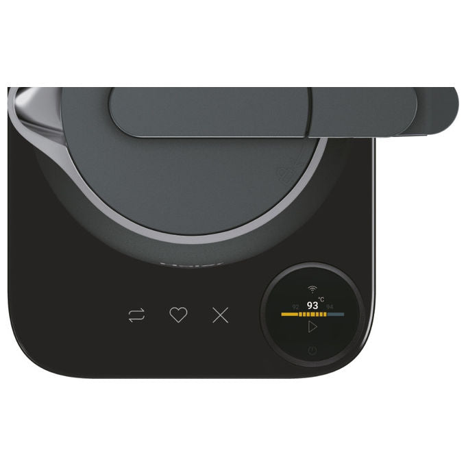 Haier HKE7W 011 Bollitore Elettrico 1,3 L 2200 W 21 Programmi Controllo Temperatura Display LCD colore Grigio