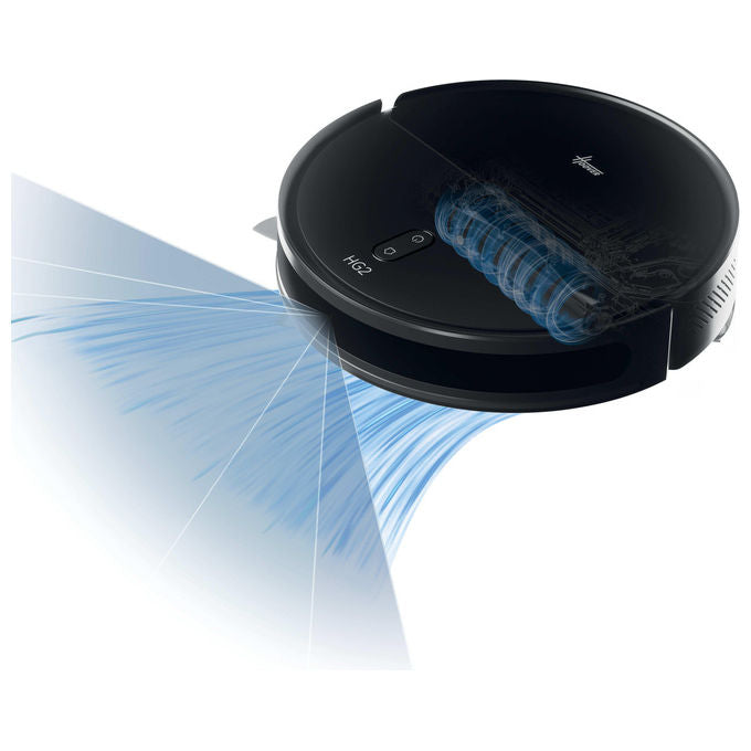 Hoover HG230H 011 Turbo Slim Robot aspirapolvere Laser 0.25 L autonomia 160 min Wi-Fi App mappatura colore Nero