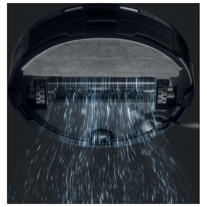 Hoover HG230H 011 Turbo Slim Robot aspirapolvere Laser 0.25 L autonomia 160 min Wi-Fi App mappatura colore Nero