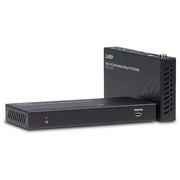 Lindy Moltiplicatore AV 4K UHD Trasmettitore e Ricevitore Nero