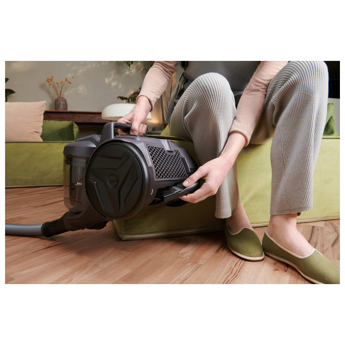 Hoover HP120PET 011 HP1 Aspirapolvere a Traino Ciclonico Senza Sacchetto 2 L 700 W 78 dB colore Grigio
