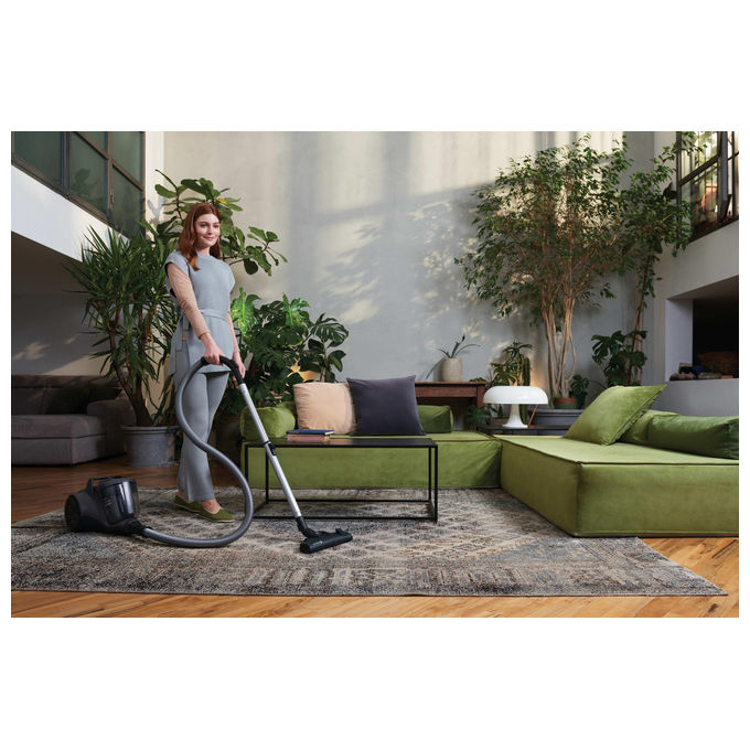 Hoover HP120PET 011 HP1 Aspirapolvere a Traino Ciclonico Senza Sacchetto 2 L 700 W 78 dB colore Grigio