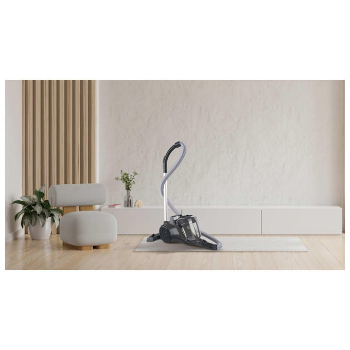Hoover HP120PET 011 HP1 Aspirapolvere a Traino Ciclonico Senza Sacchetto 2 L 700 W 78 dB colore Grigio