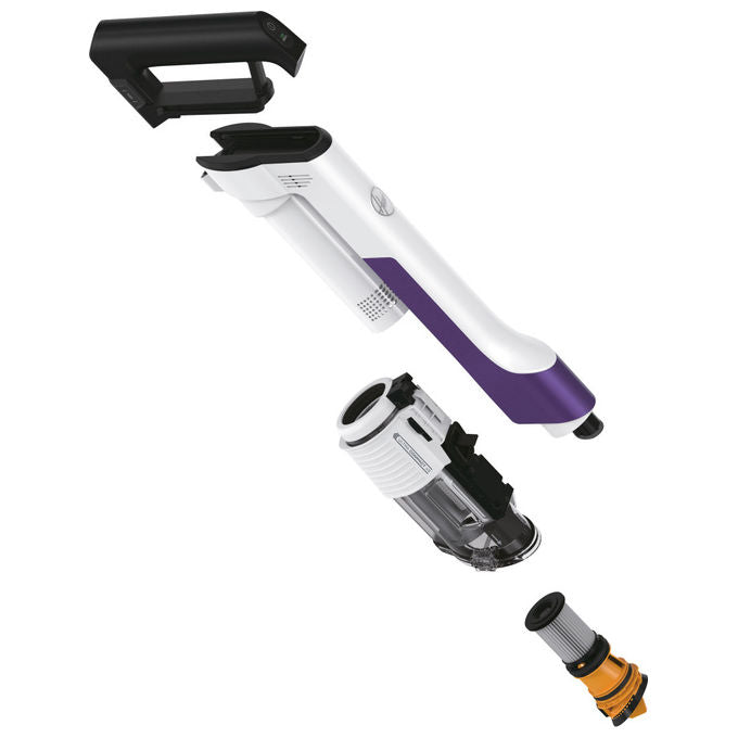 Hoover HF202P 011 Aspirapolvere a Bastone 2 in 1 Senza Sacchetto Viola