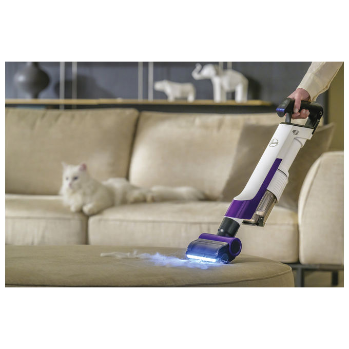 Hoover HF202P 011 Aspirapolvere a Bastone 2 in 1 Senza Sacchetto Viola