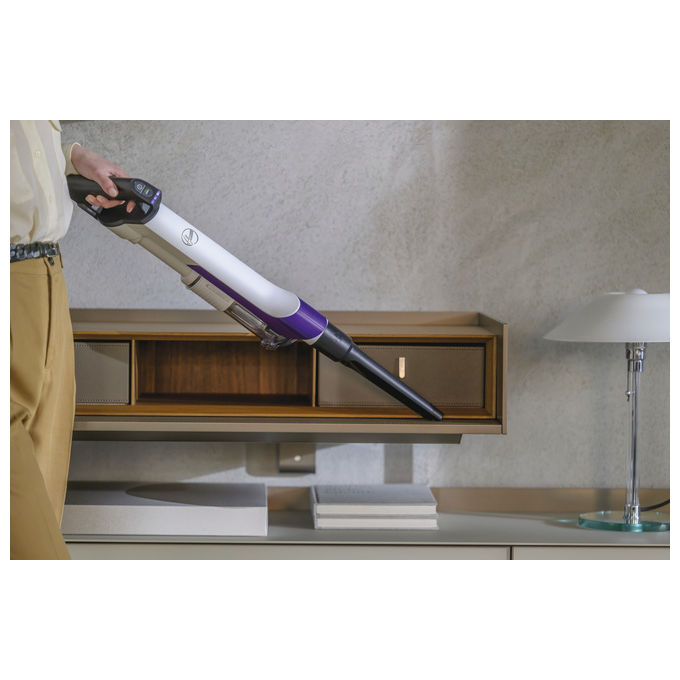 Hoover HF202P 011 Aspirapolvere a Bastone 2 in 1 Senza Sacchetto Viola