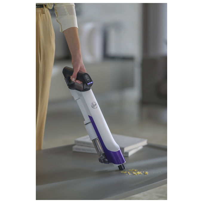 Hoover HF202P 011 Aspirapolvere a Bastone 2 in 1 Senza Sacchetto Viola