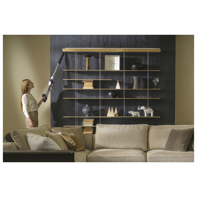 Hoover HF202P 011 Aspirapolvere a Bastone 2 in 1 Senza Sacchetto Viola