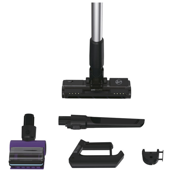 Hoover HF202P 011 Aspirapolvere a Bastone 2 in 1 Senza Sacchetto Viola