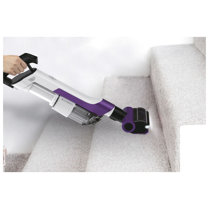 Hoover HF202P 011 Aspirapolvere a Bastone 2 in 1 Senza Sacchetto Viola