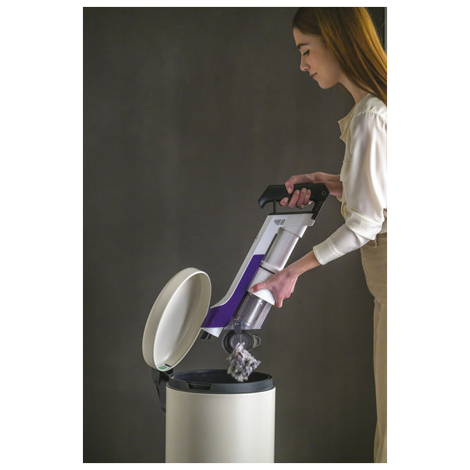 Hoover HF202P 011 Aspirapolvere a Bastone 2 in 1 Senza Sacchetto Viola