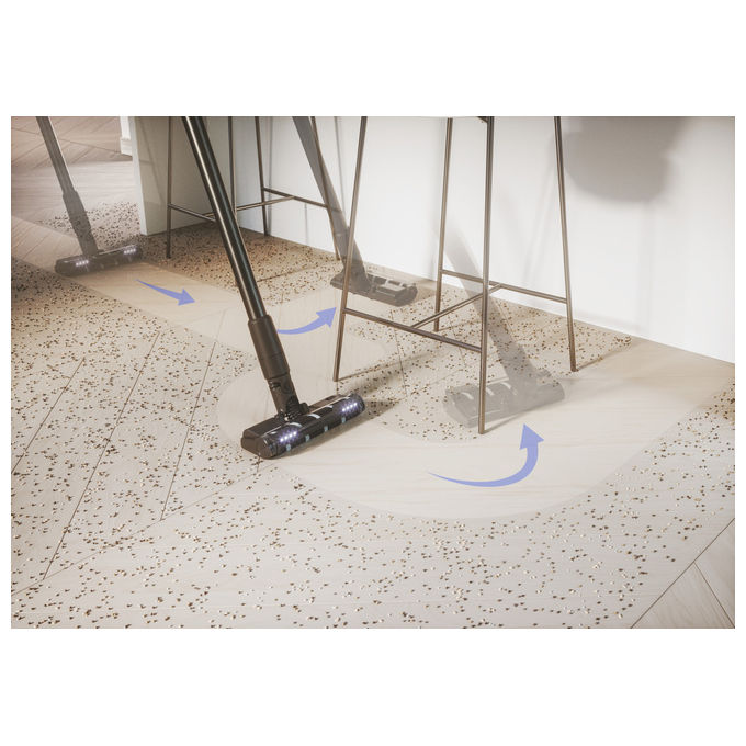 Hoover HF202P 011 Aspirapolvere a Bastone 2 in 1 Senza Sacchetto Viola