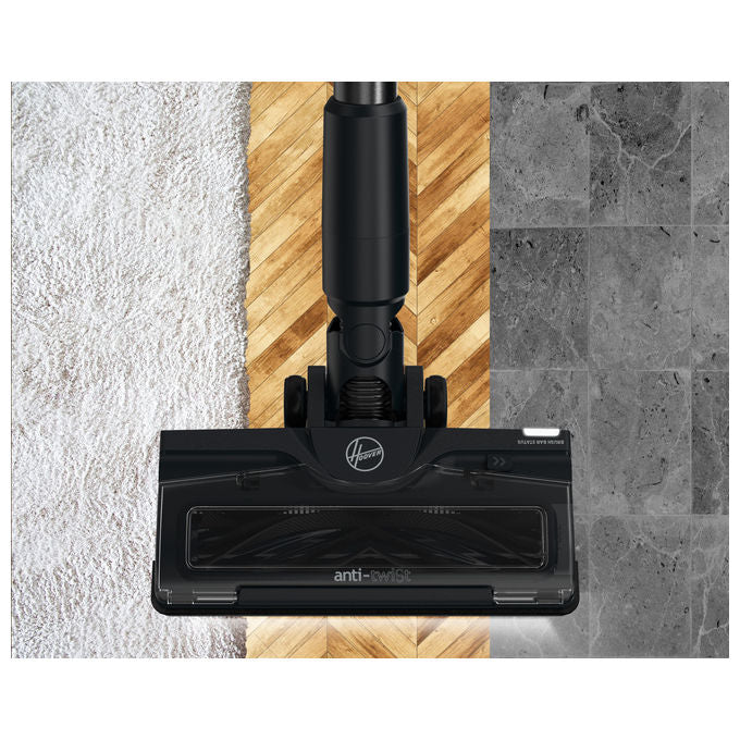 Hoover HF210H Scopa Elettrica 2 in 1 Senza Sacchetto Nero-Rosso