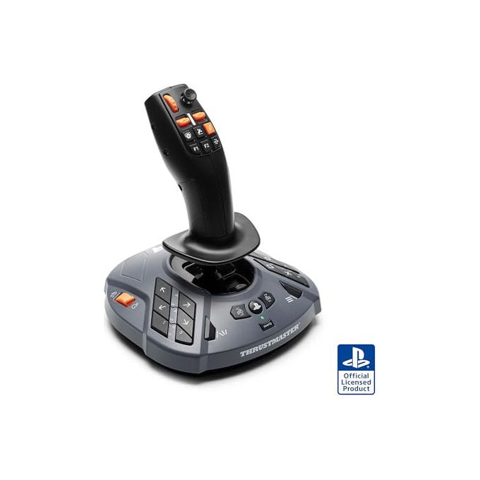 Thrustmaster SimTask FarmStick Joystick Multifunzione PS5 PC 33 pulsanti 3 assi H.E.A.R.T colore Nero