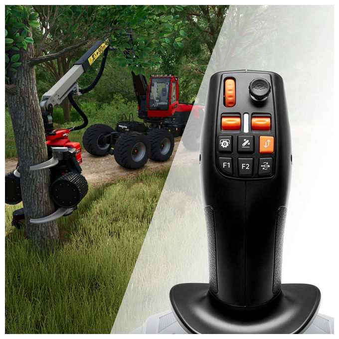 Thrustmaster SimTask FarmStick Joystick Multifunzione PS5 PC 33 pulsanti 3 assi H.E.A.R.T colore Nero