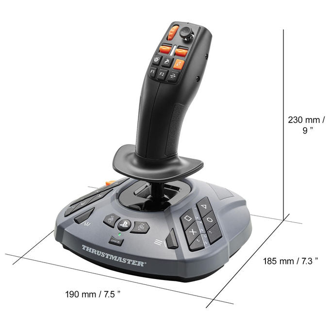 Thrustmaster SimTask FarmStick Joystick Multifunzione PS5 PC 33 pulsanti 3 assi H.E.A.R.T colore Nero