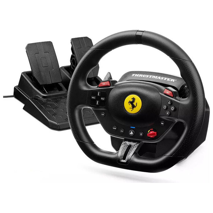 Thrustmaster T98-P Ferrari 296 GTB Volante e Pedali PS5 PS4 PC 25,5 cm 240° Plug and Play colore Nero