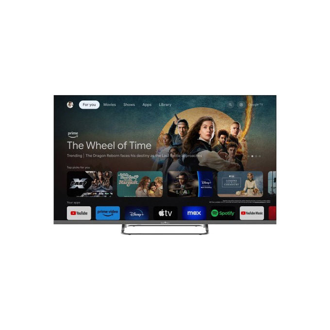 Smart Tech 43QG02V Tv 43 Pollici 4K Ultra Hd Grigio