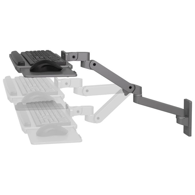Ergotron Braccio per tastiera a parete LX Pro grigio scuro