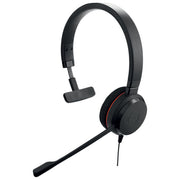 Jabra Evolve 20 Monoauricolare Cablato USB-C-A Ufficio Nero